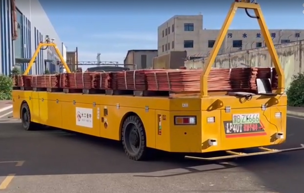 40噸舵輪電動(dòng)板車(chē)